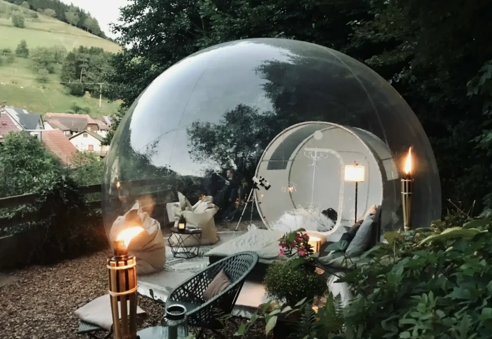 inflatable transparent dome tent